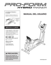 Pro-Form HYBRID TRAINER Manual Del Usuario