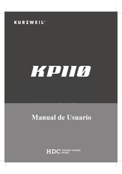 HDC KURZWELL KP110 Manual De Usuario