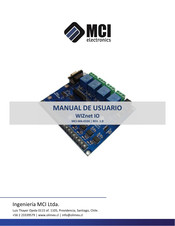 MCI electronics WIZnet IO Manual De Usuario