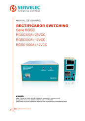 Servelec RGSC Serie Manual De Usuario