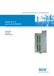 SICK GMS800 Serie Instrucciones De Servicio