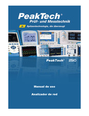 PeakTech 2510 Manual De Uso