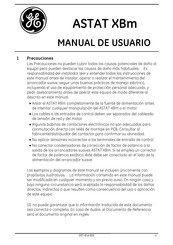 GE ASTAT XBm Serie Manual De Usuario