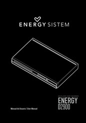 ENERGY SISTEM ENERGY D2900 Manual De Usuario