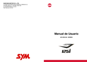 SANYANG SYMPHONY SR 125i Manual De Usuario