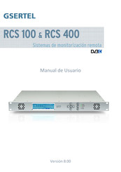 Gsertel RCS 400 Manual De Usuario