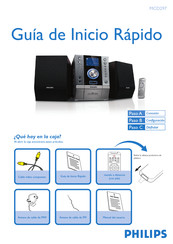 Philips MCD297 Guia De Inicio Rapido
