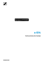 Sennheiser e 614 Instrucciones De Manejo