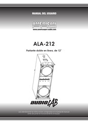 American Pro AUDIOLAB ALA-212 Manual Del Usuario