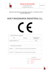 aoky 35.15 Manual De Instrucciones