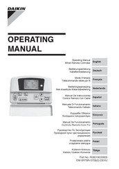 Daikin R08019033605 Manual De Instrucciones