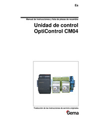 Gema OptiControl CM04 Manual De Instrucciones