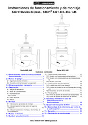 ARI-Armaturen STEVI 445 Instrucciones De Funcionamiento Y De Montaje