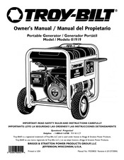 Troy-Bilt 01919 Manual Del Propietário