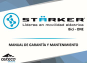 Auteco STARKER Bici - ONE Manual De Garantía Y Mantenimiento