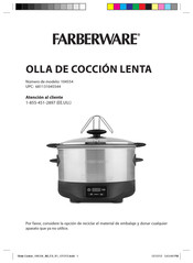 Farberware 104554 Manual De Usuario