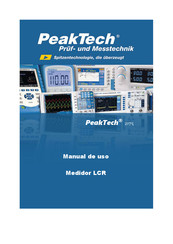 PeakTech 2175 Manual De Uso