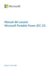 Microsoft DC-21 Manual Del Usuario