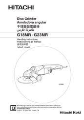 Hitachi Koki G23MR Instrucciones De Manejo