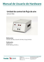 Panlab OXYLET PRO LE400 Manual De Usuario