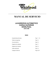 Whirlpool AWG 686 Manual De Servicio