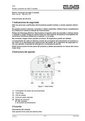 Jung FM US 2 UP Instrucciones De Servicio