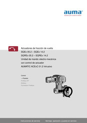 AUMA SQREx 14.2 Instrucciones De Servicio