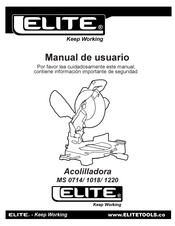 Elite MS 1220 Manual De Usuario