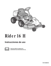 Husqvarna Rider 16 H Instrucciones De Uso