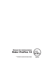 Husqvarna Rider ProFlex 18 Manual De Instrucciones