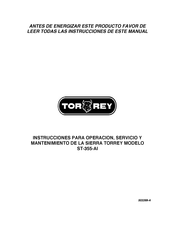 Torrey ST-355-AI Manual De Instrucciones Para Operación