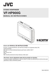 JVC VF-HP900G Manual De Instrucciones