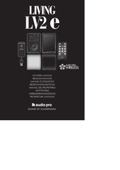 Audio Pro LIVING LV2 e Manual Del Propietário