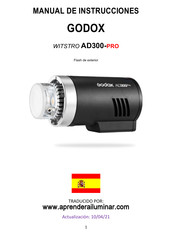 Godox WITSTRO AD300-PRO Manual De Instrucciones