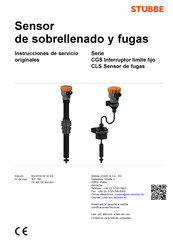 Stübbe CLS Serie Instrucciones De Servicio Originales