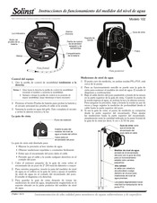 Solinst 102 Instrucciones De Funcionamiento