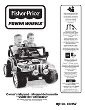 Fisher-Price POWER WHEELS CBH57 Manual Del Usuario