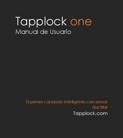 tapplock one Manual De Usuario