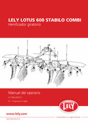 LELY Lotus 600 Stabilo Manual Del Operario