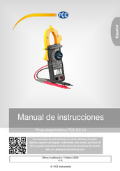 PCE Instruments PCE-DC 10 Manual De Instrucciones