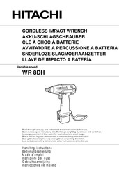 Hitachi WR 8DH Instrucciones De Manejo