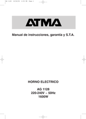 ATMA AG 1128 Manual De Instrucciones