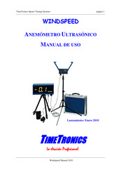 TimeTronics WINDSPEED Manual De Uso