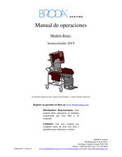 BRODA Seating 30VT Manual De Operaciones