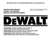 DeWalt DW997 Manual De Instrucciones