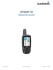 Garmin GPSMAP 64 Manual Del Usuario