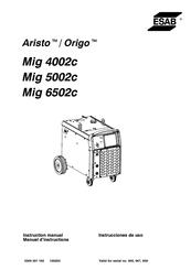 ESAB Aristo Mig 4002c Instrucciones De Uso