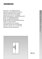 Siemens KA N Serie Instrucciones De Uso