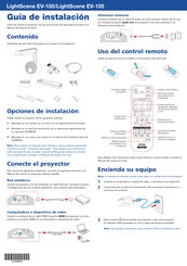 Epson LightScene EV-100 Manual Del Usuario