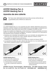 Leister Welding Pen A Instrucciones De Funcionamiento